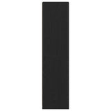 Black Oak Wardrobe 30X50X200 Cm Made From Engineered Wood