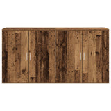 Sideboards 2 Pcs Old Wood 79X38X80 Cm Engineered Wood