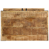 Sideboard 55X35X70 Cm Solid Wood Rough Mango