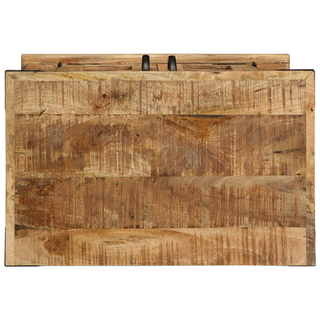 Sideboard 55X35X70 Cm Solid Wood Rough Mango