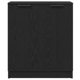 Sideboards 3 Pcs Black Oak Engineered Wood