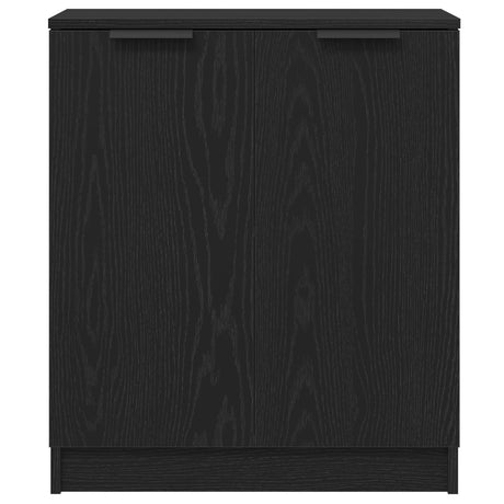 Sideboards 3 Pcs Black Oak Engineered Wood