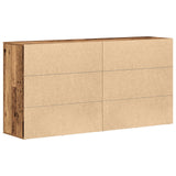 Sideboards 2 Pcs Old Wood 79X38X80 Cm Engineered Wood