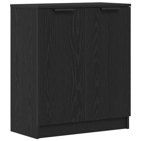Sideboards 3 Pcs Black Oak Engineered Wood