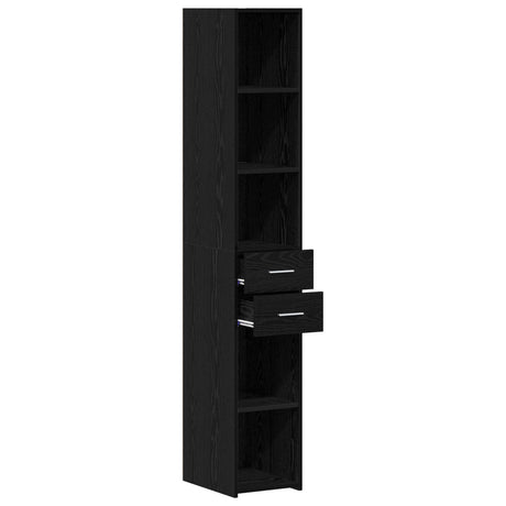 Highboard Artisan Oak 30X42,5X185 Cm Engineered Wood
