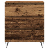 Sideboard With Drawers Old Wood 60X35X70 Cm Engineered Wood