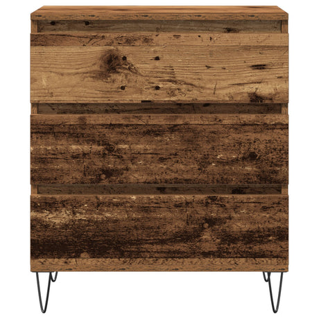 Sideboard With Drawers Old Wood 60X35X70 Cm Engineered Wood