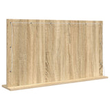Vanity Mirror Sonoma Oak Mdf, Glass 100 X 55 X 18 Cm