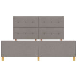 Bed Frame Taupe 180X200 Cm Fabric