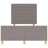 Bed Frame In Taupe - 120X200 Cm, Fabric