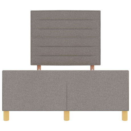 Bed Frame In Taupe - 120X200 Cm, Fabric