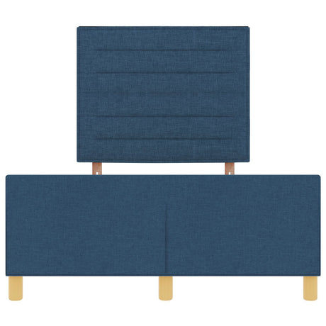 Blue Fabric Bed Frame 120X200 Cm