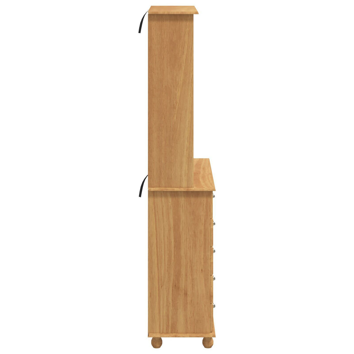 Hutch “Askim” Honey Brown 91X40X199.5 Cm Solid Wood Pine,  Hutch &quot;Askim&quot; 91X30X104 Cm Solid Wood Pine,  Chest Of Drawers &quot;Askim&quot; 91X40X95.5 Cm Solid Wood Pine