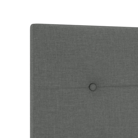 Bed Frame In Dark Grey, 80X200 Cm, Fabric