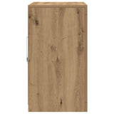 Sideboard With Led Lights Artisan Oak 60,5X37X67 Cm