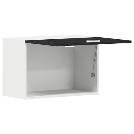 Hanging Cabinet In Black Oak - 60X31X60 Cm, Made From Engineered Wood
