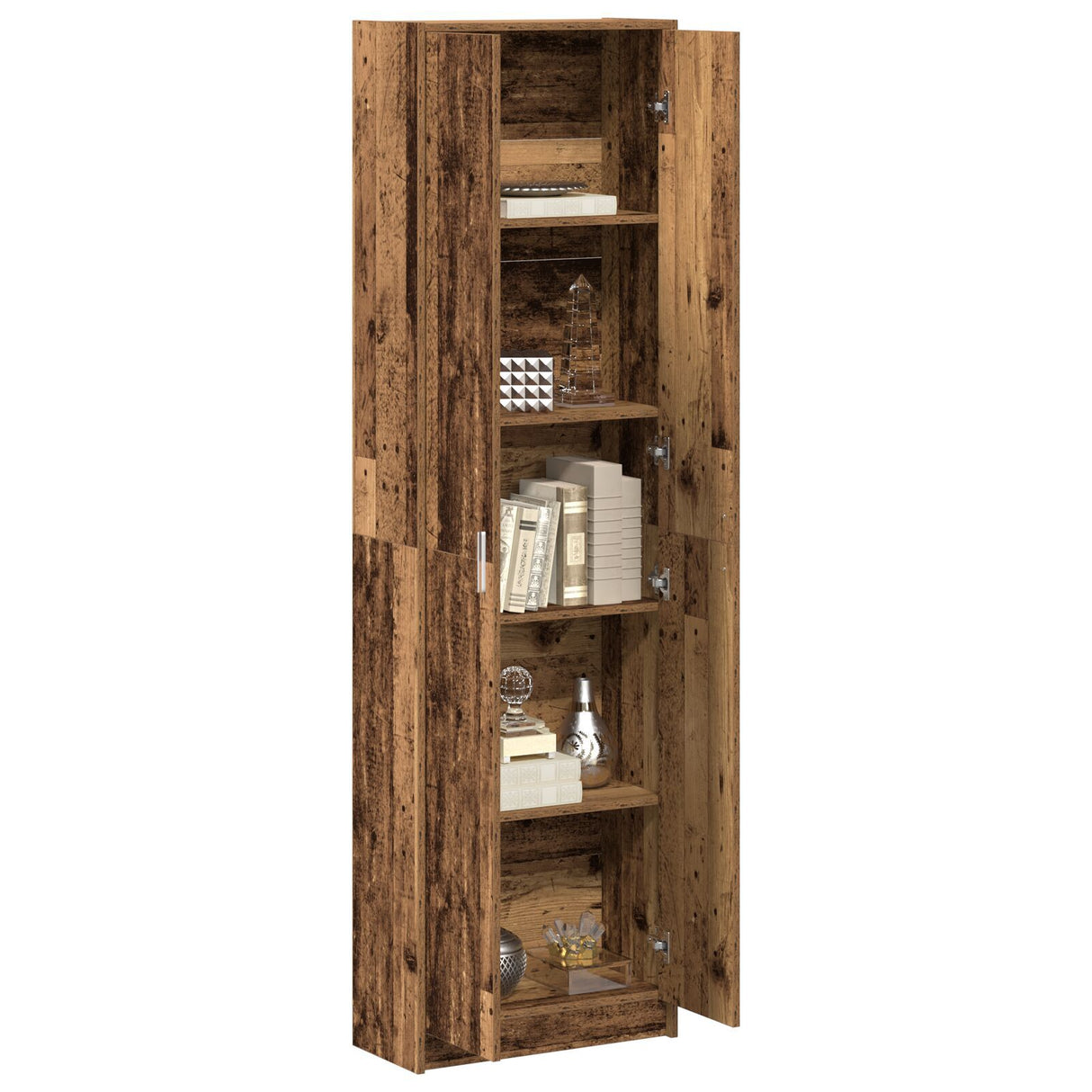 Wardrobe Old Wood 55X25X189 Cm Engineered Wood