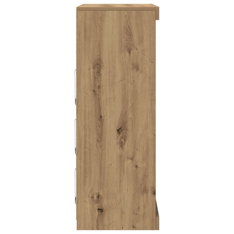Sideboard With Led Lights Artisan Oak 41X37X100 Cm