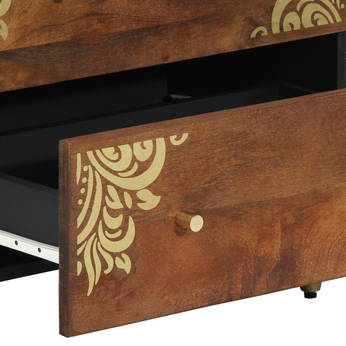 Sideboard 60X33X75 Cm Solid Wood Mango