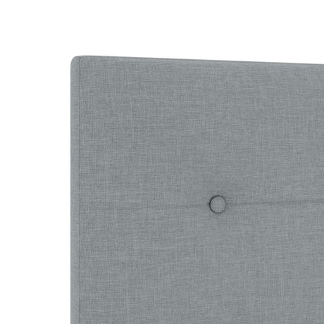 Light Grey Fabric Bed Frame 80X200 Cm