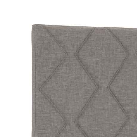 Bed Frame Taupe 200X200 Cm Fabric