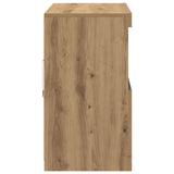 Sideboard With Led Lights Artisan Oak 81X37X67 Cm