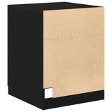 Washing Machine Cabinet - Black Oak - 70.5X71.5X91.5 Cm - Made Of Engineered Wood