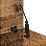 Storage Box With Lid Old Wood 60X42X46 Cm Engineered Wood