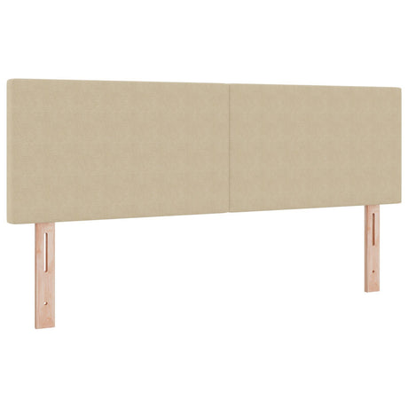 Box Spring Bed With Mattress & Led Light Green Grey 140X200 Cm Corduroy Fabric