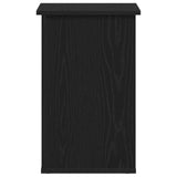 Side Cabinet Black Oak 35X35X55 Cm Engineered Wood