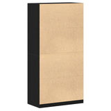 Black Oak Wardrobe - 100X50X200 Cm - Made From Engineered Wood