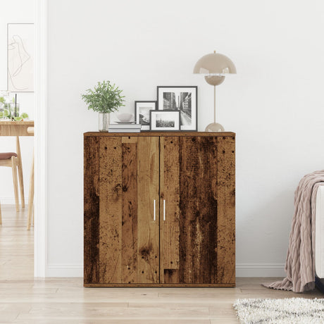 Sideboard Old Wood 79X38X80 Cm Engineered Wood