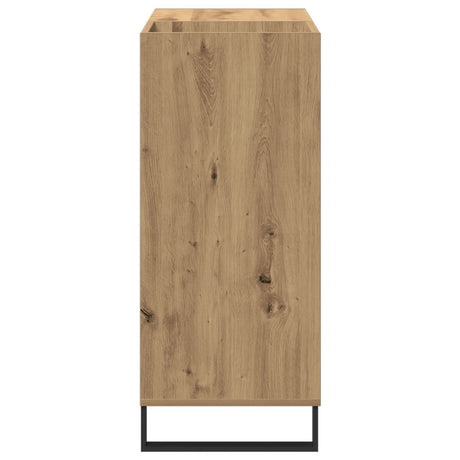 Record Cabinet Old Wood 84.5X38X90 Cm Engineered Wood