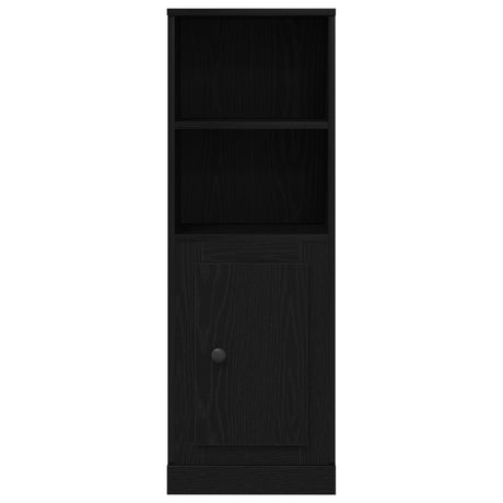 Highboard Black Oak 36X35.5X103.5 Cm Engineered Wood
