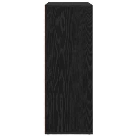 Sideboard Black Oak 60X31X84 Cm Engineered Wood