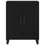 Sideboard Black Oak 69,5X34X90 Cm Engineered Wood