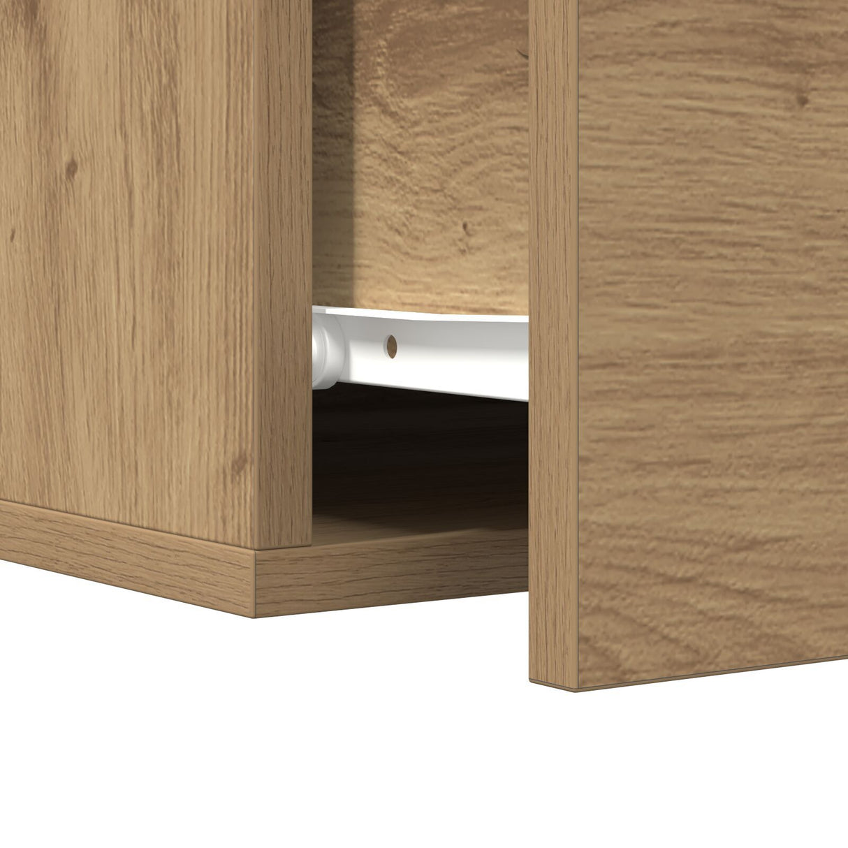 Bedside Cabinet Wall-Mounted Artisan Oak 35X35X20 Cm