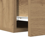 Bedside Cabinet Wall-Mounted Artisan Oak 35X35X20 Cm