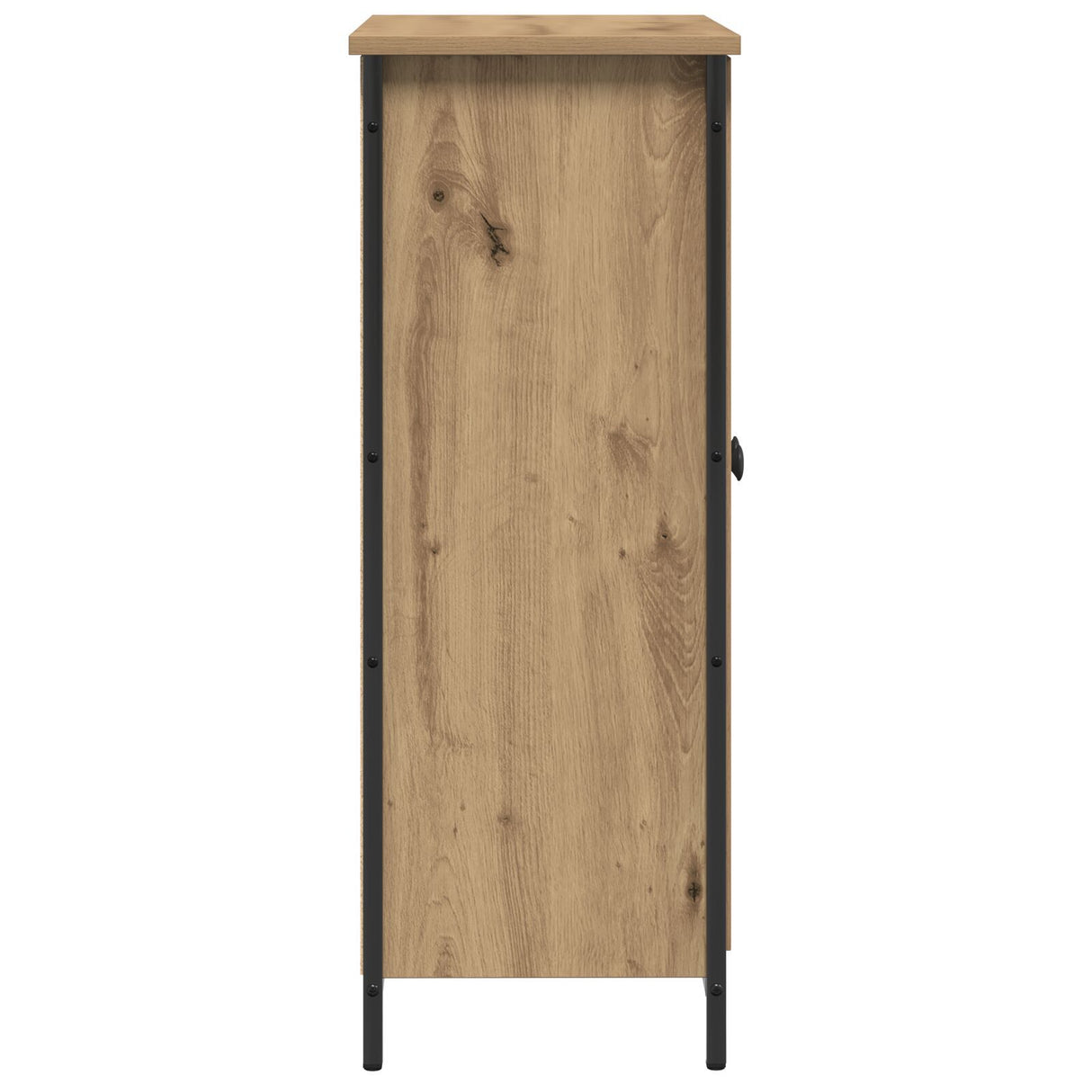 Sideboard Artisan Oak 70X30X80 Cm Engineered Wood And Steel
