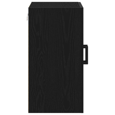 Wall Cabinet Black Oak 60X31X60 Cm Engineered Wood