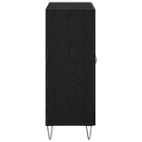 Sideboard Black Oak 69,5X34X90 Cm Engineered Wood