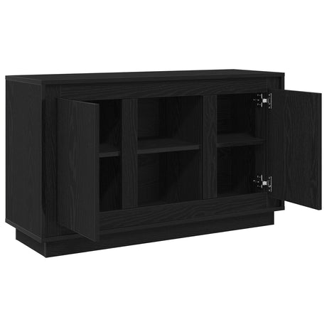 Sideboard Black Oak 102X35X60 Cm Engineered Wood