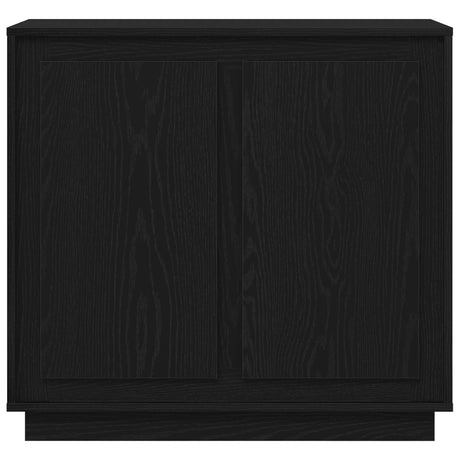 Sideboard Black Oak 80X34X75 Cm Engineered Wood