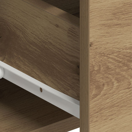Highboard Artisan Oak 80X33X150 Cm Engineered Wood