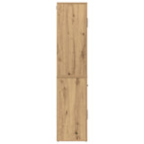 Highboard Artisan Oak 80X33X150 Cm Engineered Wood
