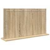 Vanity Mirror Sonoma Oak Engineered Wood, Glass 80 X 45 X 18 Cm