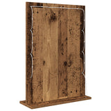 Vanity Mirror Old Wood Solid Wood 70 X 50 X 18 Cm Mirror