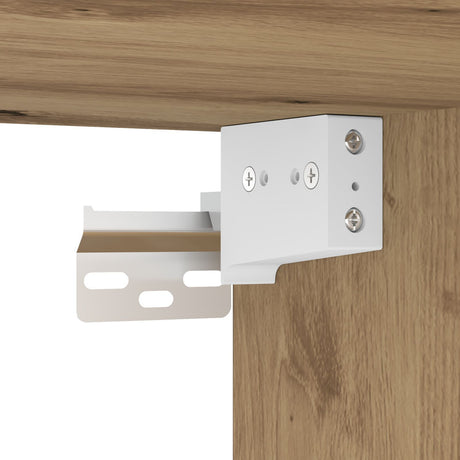 Wall Mounted Cabinets 2 Pcs Artisan Oak 69,5X34X90 Cm Engineered Wood