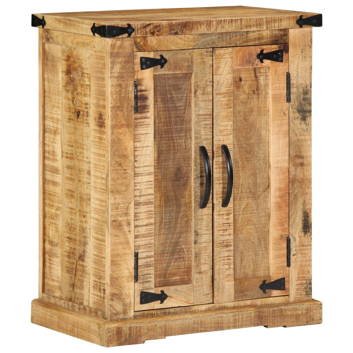Sideboard 55X35X70 Cm Solid Wood Rough Mango