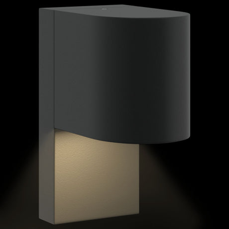 Outdoor Wall Lights Black Stainless Steel Ip44